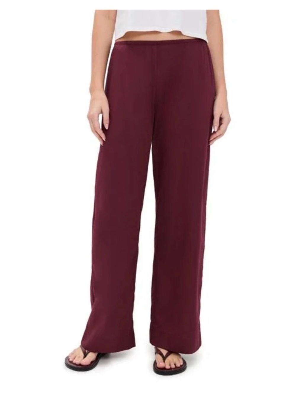 LESET Yoko Pants in Bordeaux
